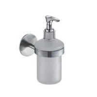 BX Group modern brushed nickel stainless steel wall mounted bathroom accessories set with toilet brush holder