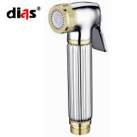 best selling products shut-off shower toilet portable hand held chrome bidet sprayer toliet shattaf in low price