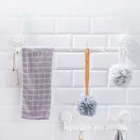 Taili bathroom Vacuum towel holder Round Wall Shelf Bar Extend Rail Vacuum Hanger Holder Rack Rail Towel For Bathroom