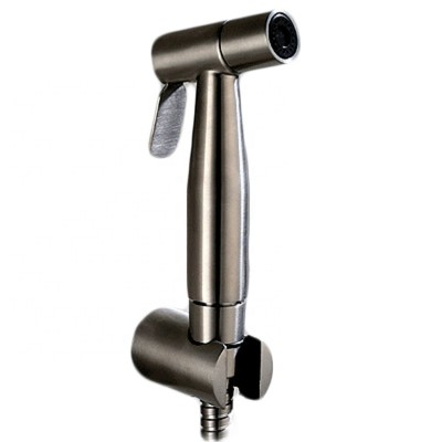 Handheld Bidet Spray Shower Set Toilet Shattaf Sprayer Douche kit Bidet Faucet,Brushed Nickel, 304 Stainless Steel